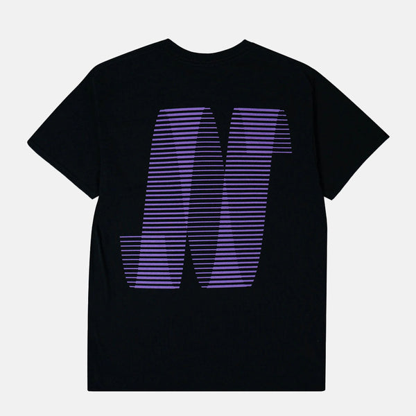 North Skate Mag - N Logo T-Shirt - Black / Grape