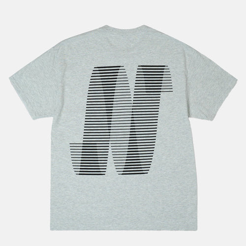 North Skate Mag - N Logo T-Shirt - Ash / Black