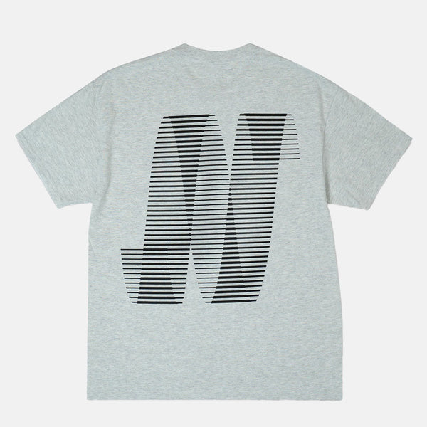North Skate Mag - N Logo T-Shirt - Ash / Black