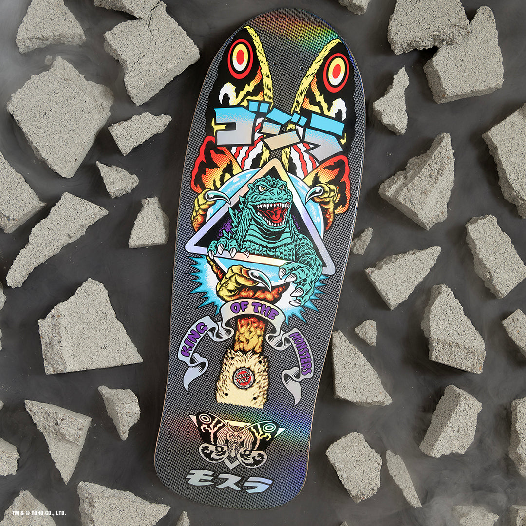 Santa Cruz - 10.538" Godzilla Mothra Natas Skateboard Deck