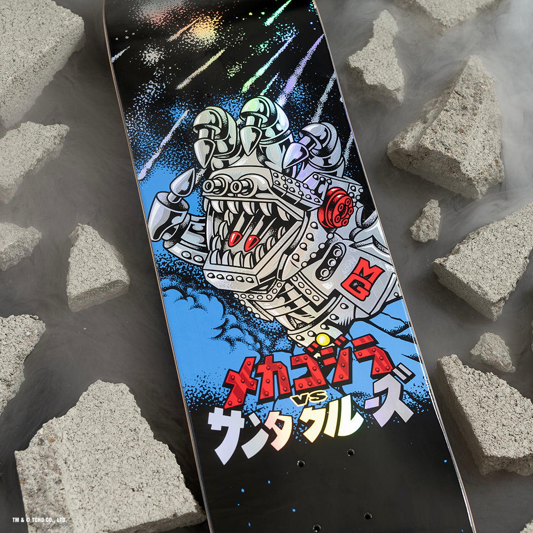 Santa Cruz - 8.0" Godzilla Mecha Hand Skateboard Deck