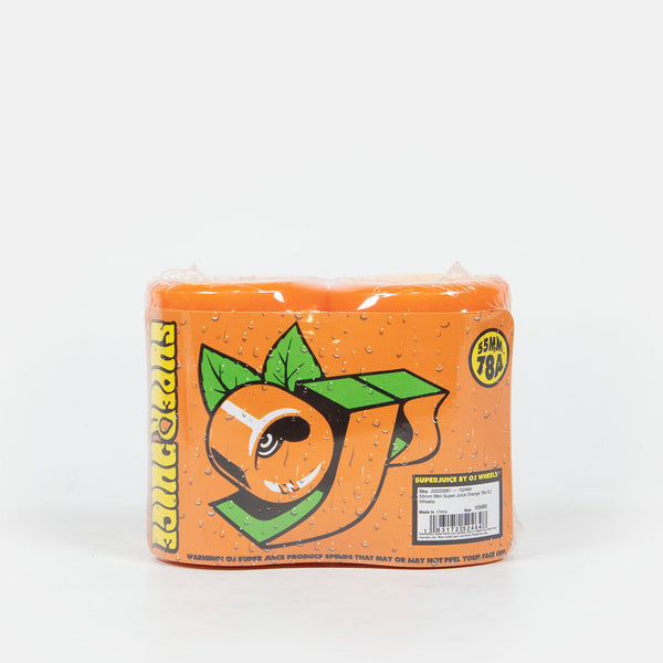 OJ Wheels - 55mm (78a) Mini Super Juice Skateboard Wheels - Orange