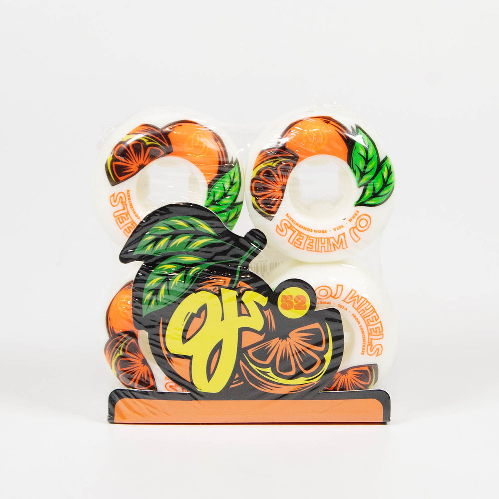 OJ Wheels - 52mm (101a) From Concentrate Hardline Wheels - White