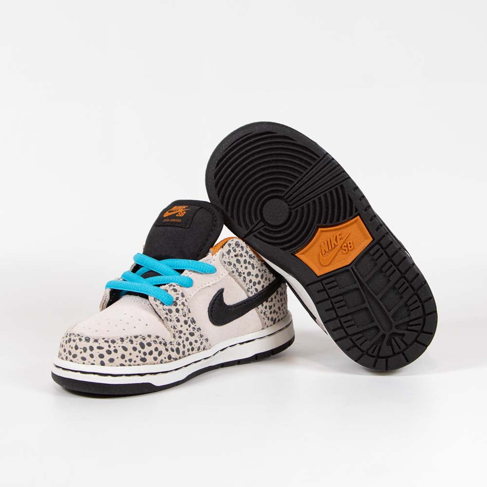 Nike SB - (TD - Toddler) Dunk Low Pro Shoes - Phantom / Black - Black - MonarchNike SB TD Toddler Dunk Low Pro 'Olympic Safari' Shoes