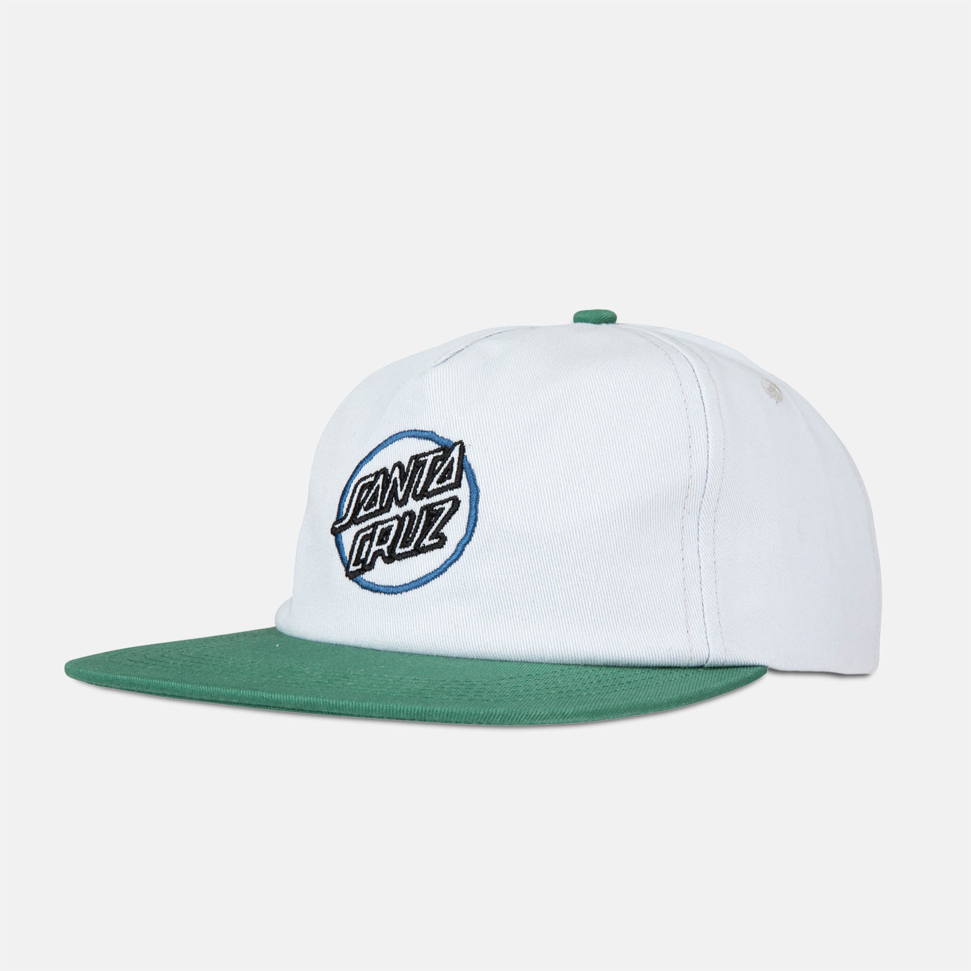 Santa Cruz Breaker Opus Snapback Cap Light Grey Welcome