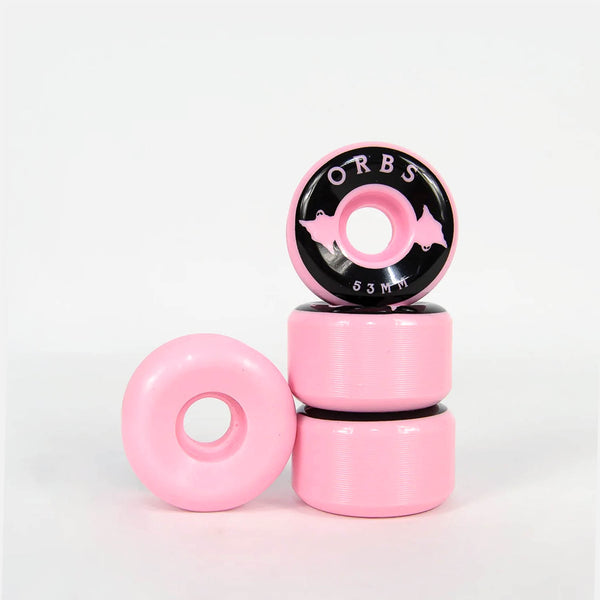 Welcome Skateboards - 53mm (99a) Orbs Specter Solids Wheels - Pink