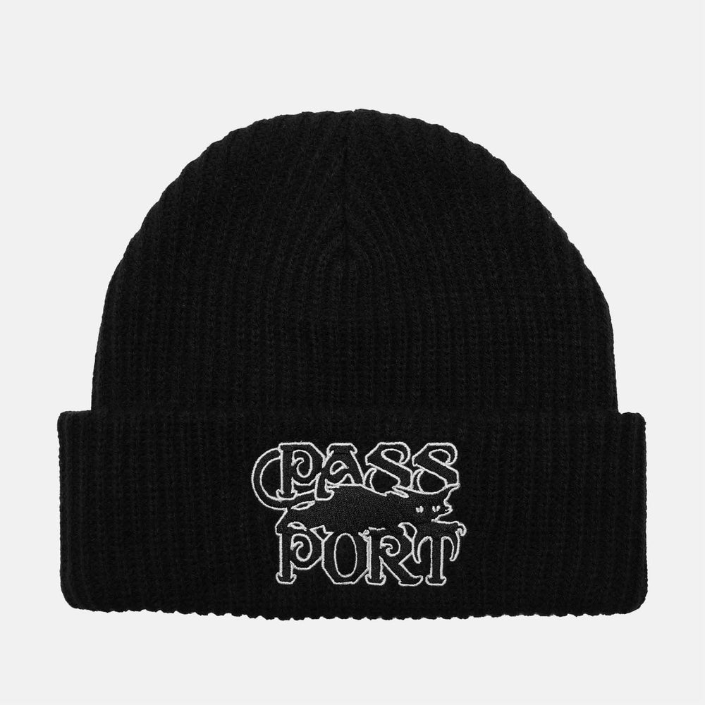 Pass Port Skateboards - Slinkin' Beanie - Black