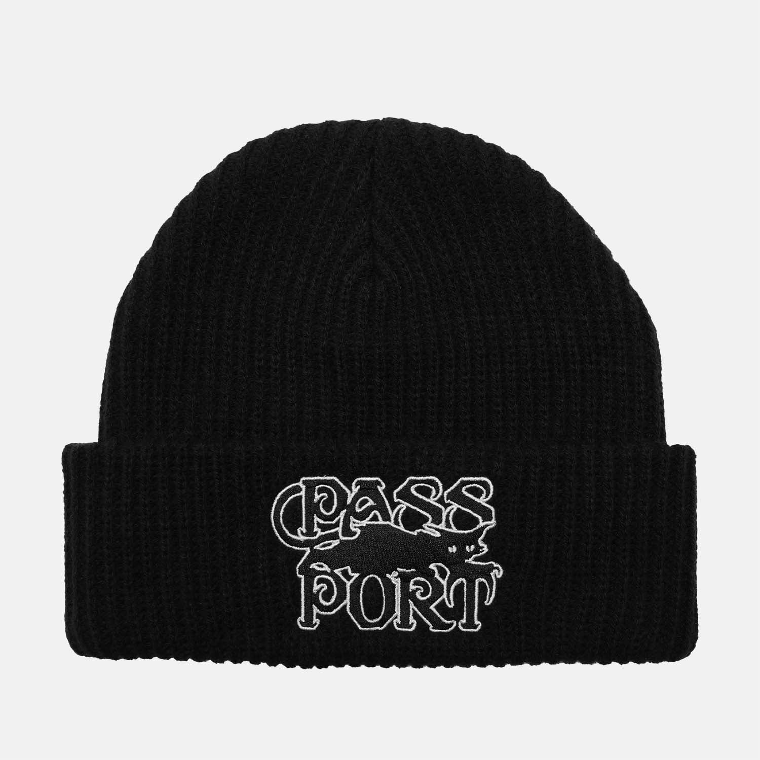 Pass Port Skateboards - Slinkin' Beanie - Black