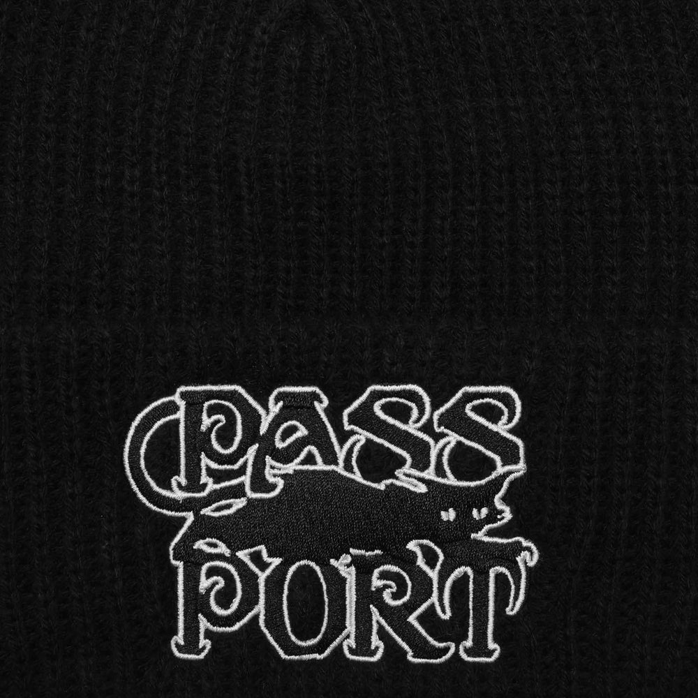 Pass Port Skateboards - Slinkin' Beanie - Black