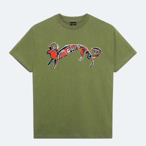 Pass Port Skateboards - Bull T-Shirt - Pistachio