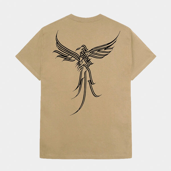 Pass Port Skateboards - Caligraphy T-Shirt - Khaki