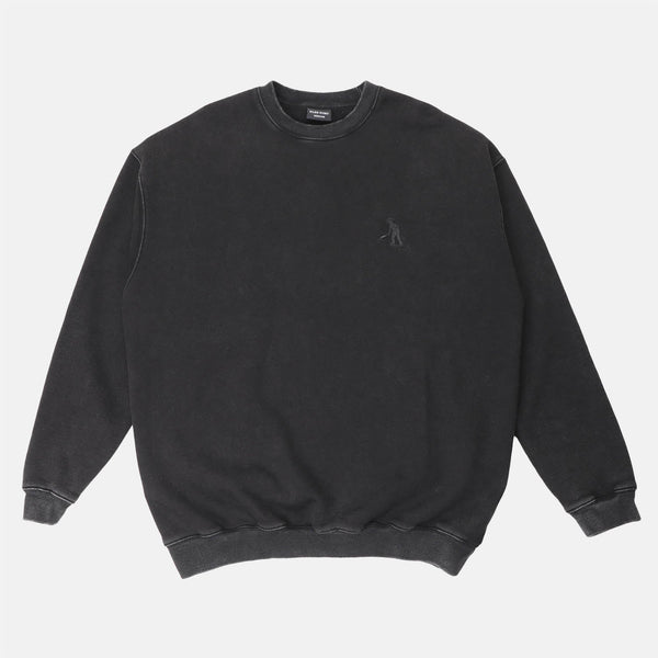 Pass Port Skateboards - Solid Workers Sweatshirt - Washed Black