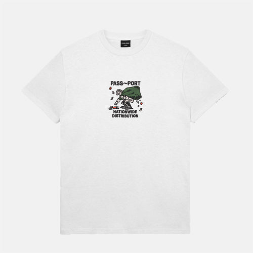 Pass Port Skateboards - Distribution T-Shirt - White