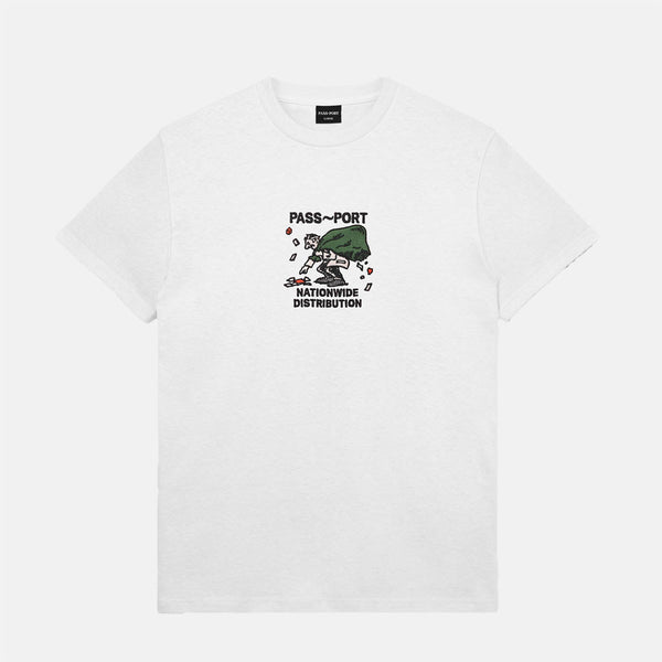 Pass Port Skateboards - Distribution T-Shirt - White