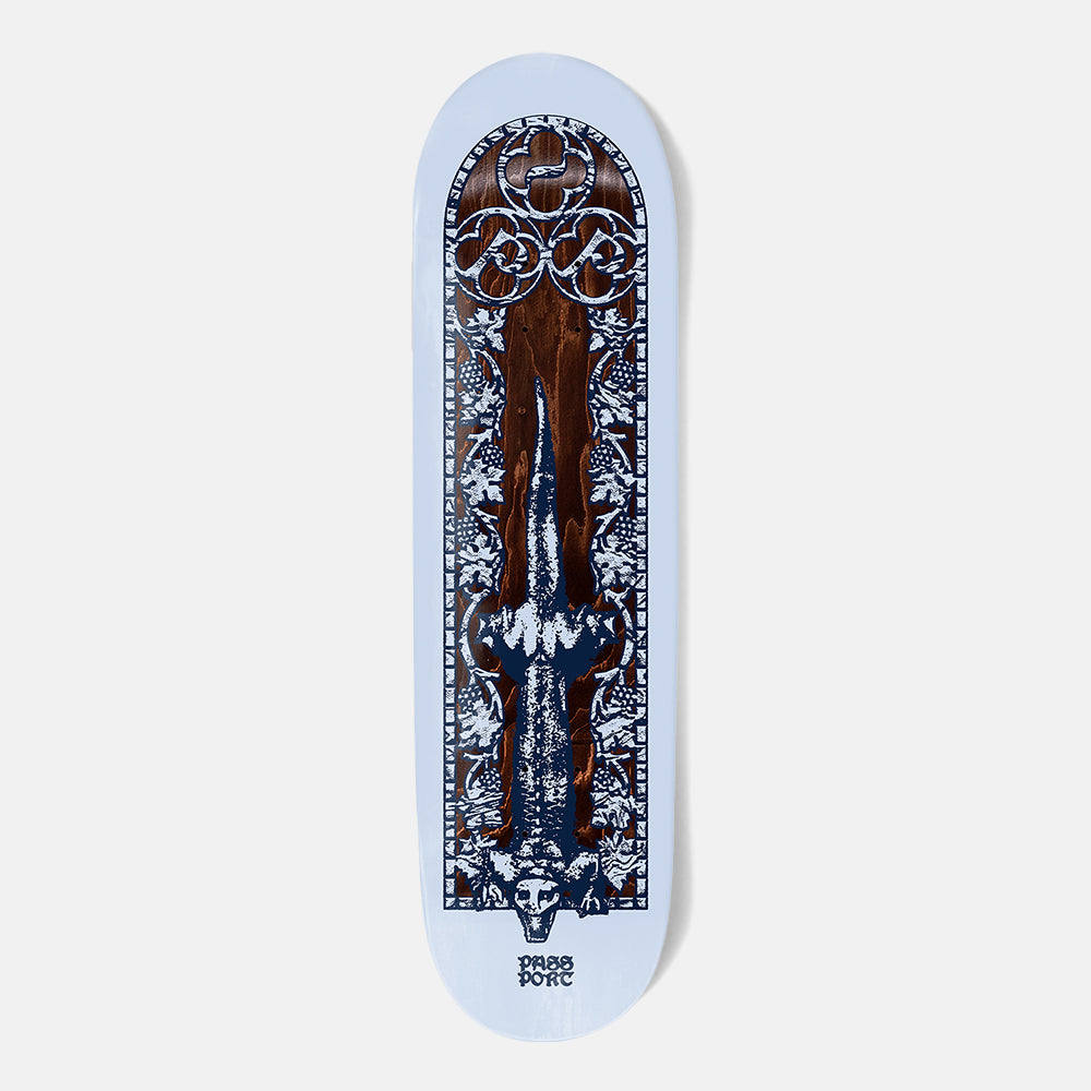Pass Port Skateboards - 8.25" Lizard Gargoyle Skateboard Deck - Blue