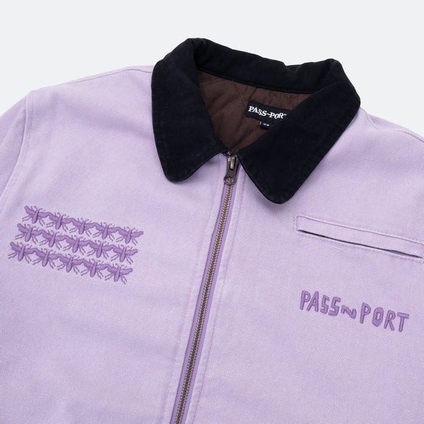 Pass Port Skateboards - Scissorcraft Freight Jacket - Lilac