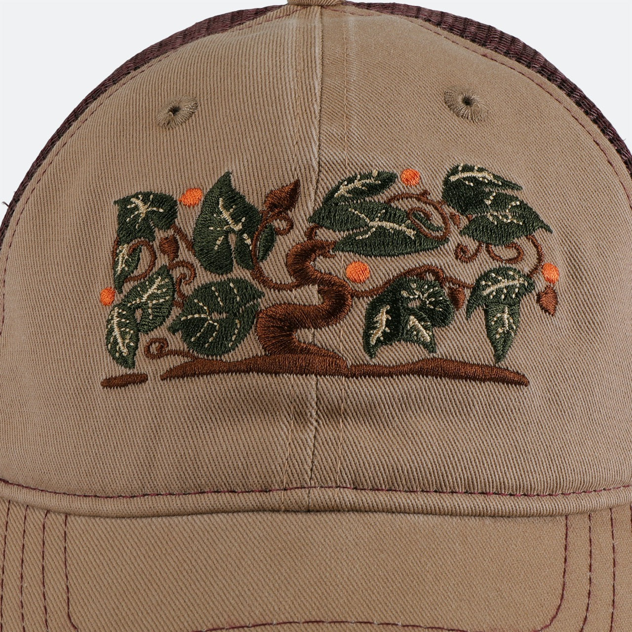 Pass Port Skateboards - Orchard Leagues Trucker Cap - Sand