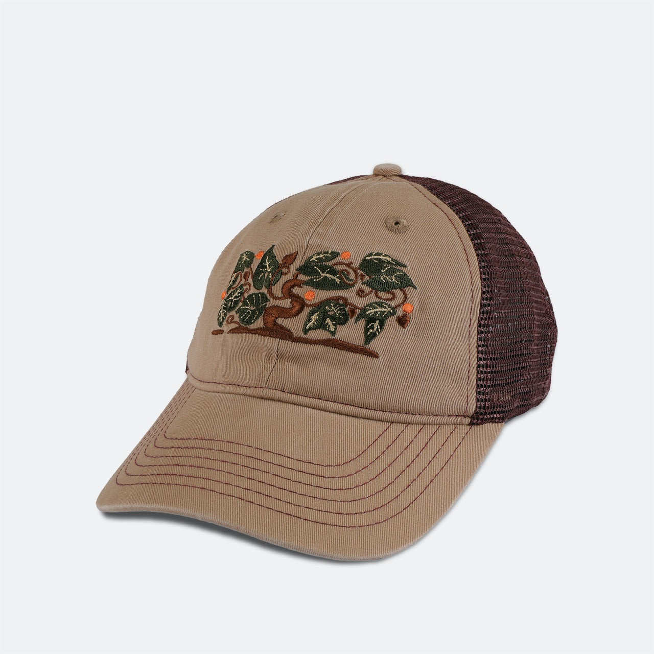 Pass Port Skateboards - Orchard Leagues Trucker Cap - Sand