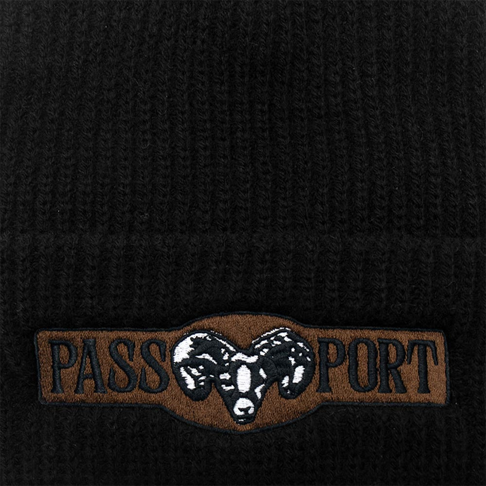 Pass Port Skateboards - Ram Beanie - Black