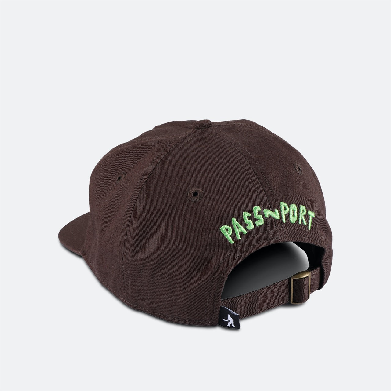 Pass Port Skateboards - Scissorcraft Workers 5-panel Cap - Dark Chocolate