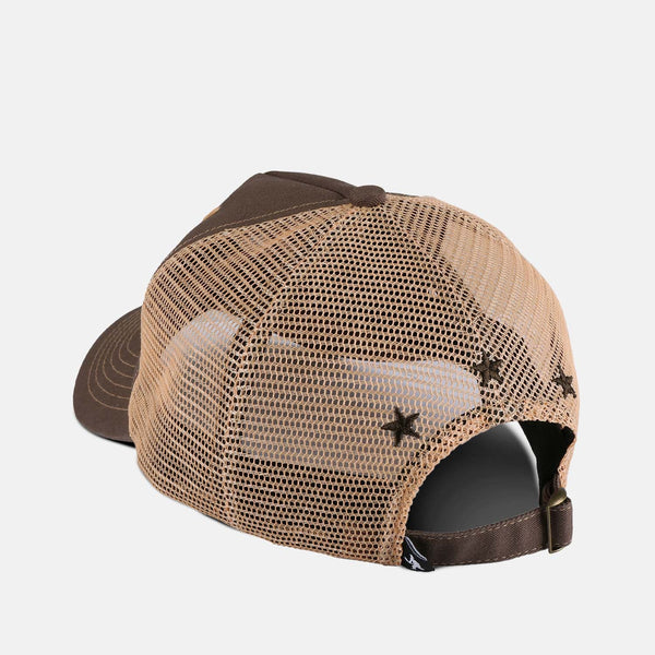 Pass Port Skateboards - Seafood Staff Packers Trucker - Bark