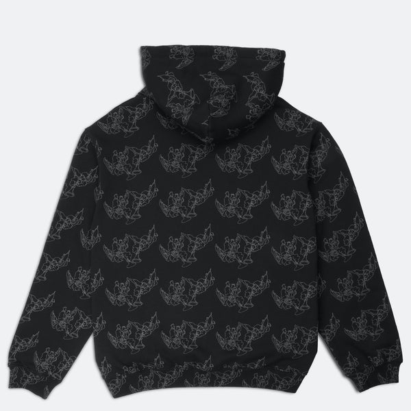 Pass Port Skateboards - Trumpets Zip Hooded Sweatshirt - Black