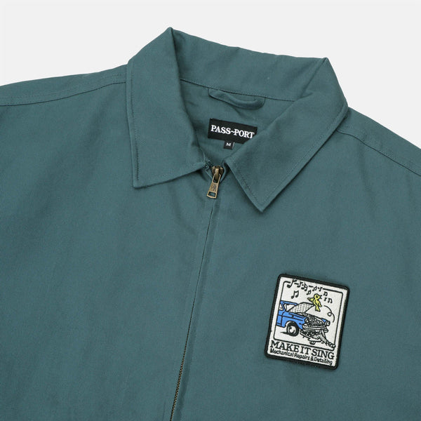 Pass Port Skateboards - Make It Sing Workers Jacket - Lincoln Green
