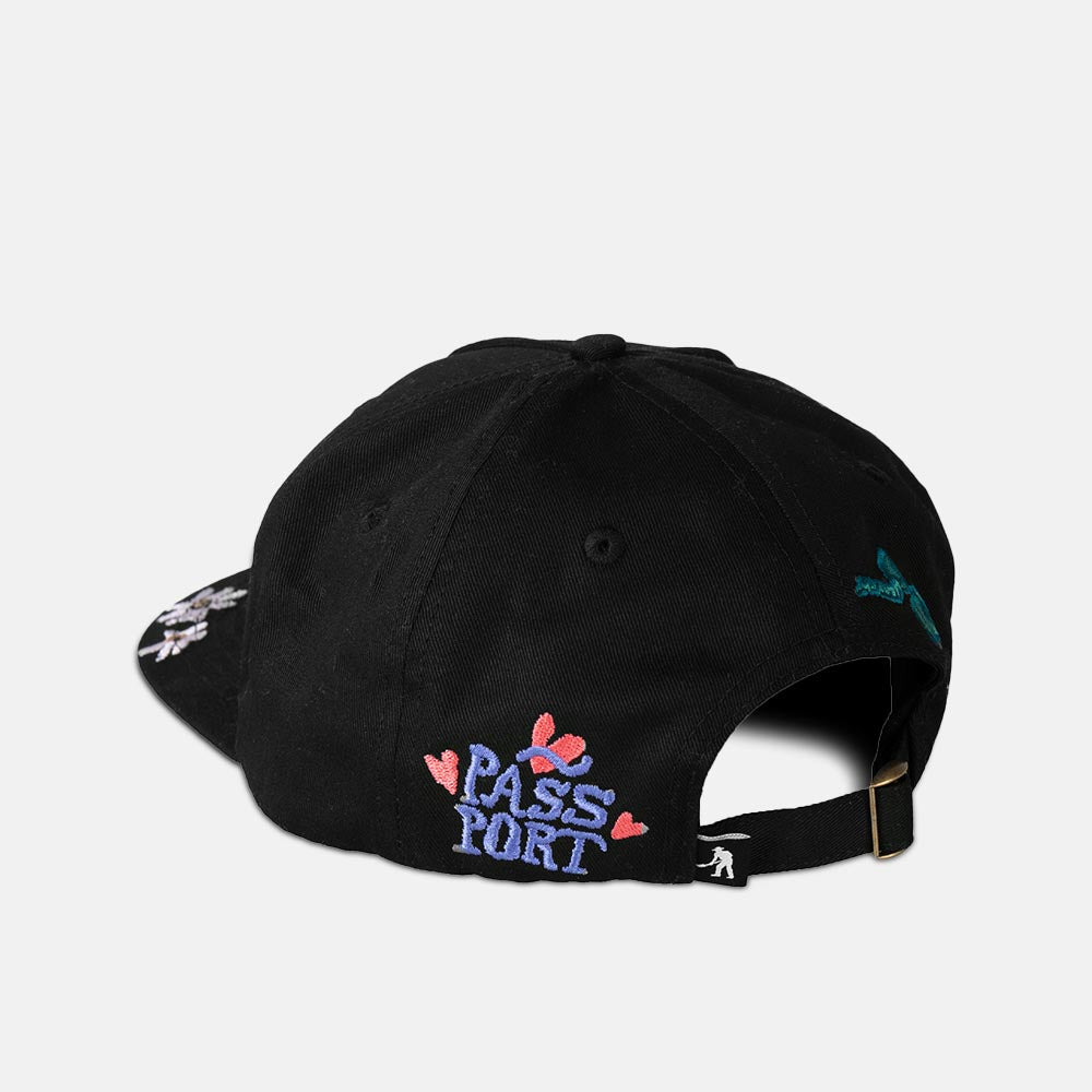 Pass Port Skateboards - Yobbo Workers Cap - Black