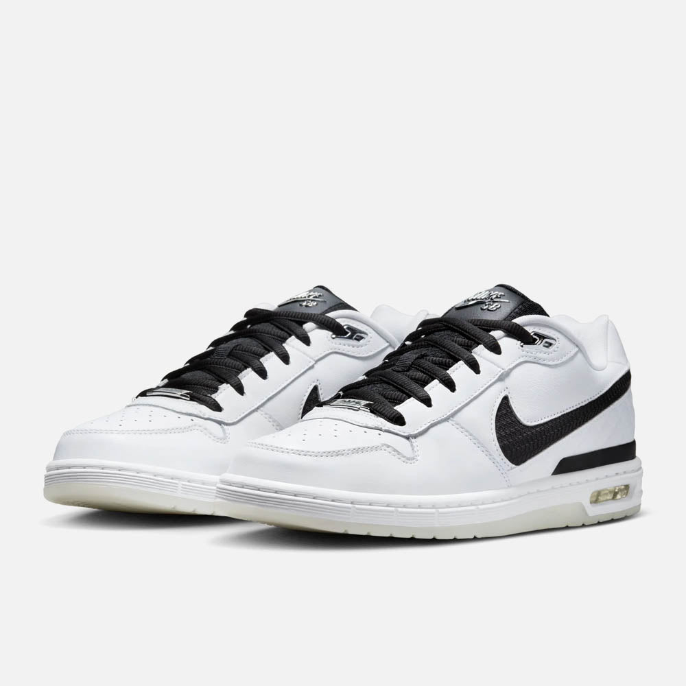 Nike SB - Paul Rodriguez Zoom Air Low Shoes - White / Black - White - Clear