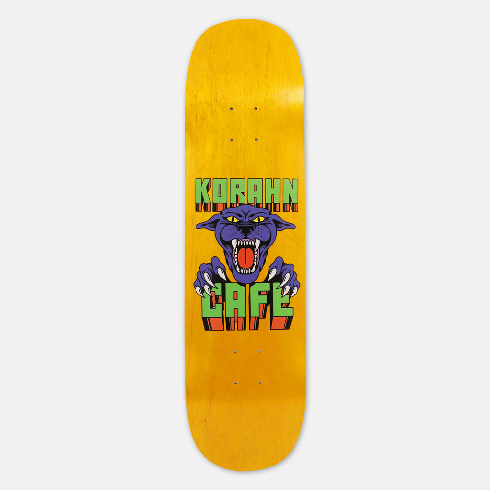 Skateboard Cafe - 8.38" Korahn Gayle Panther Skateboard Deck (Yellow Stain)