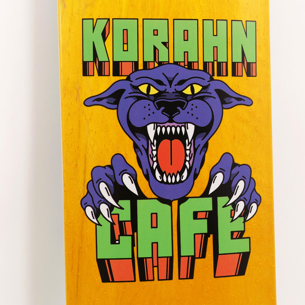 Skateboard Cafe - 8.38" Korahn Gayle Panther Skateboard Deck (Yellow Stain)