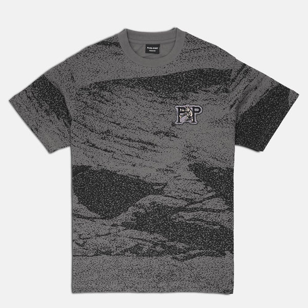 Pass Port Skateboards - Cave In T-Shirt - Charcoal