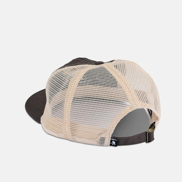 Pass Port Skateboards - Fast Duck Workers Trucker Cap - Bark / Cream