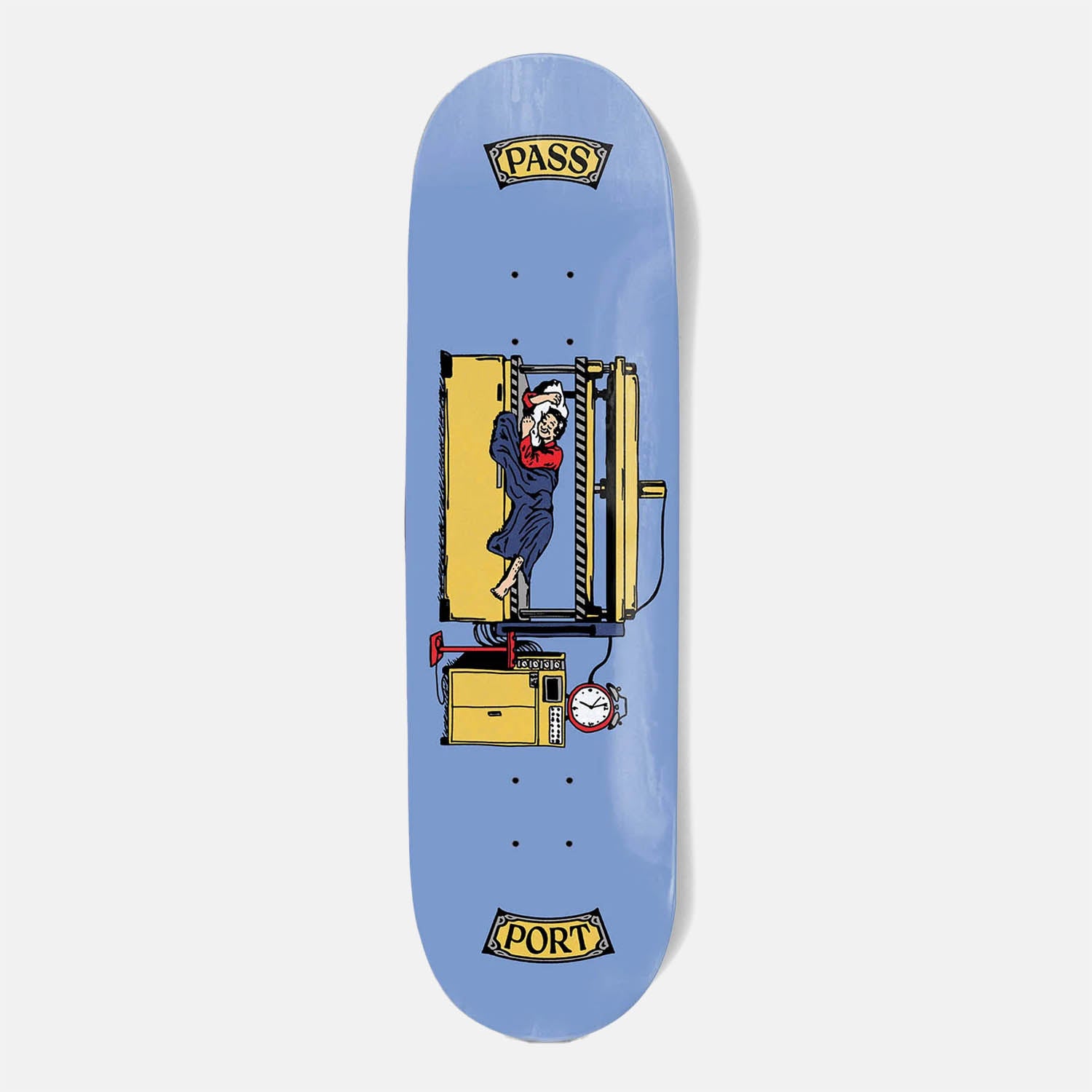 Pass Port Skateboards - 8.5" 'Early Rise' You're Making Me Nervous Skateboard Deck