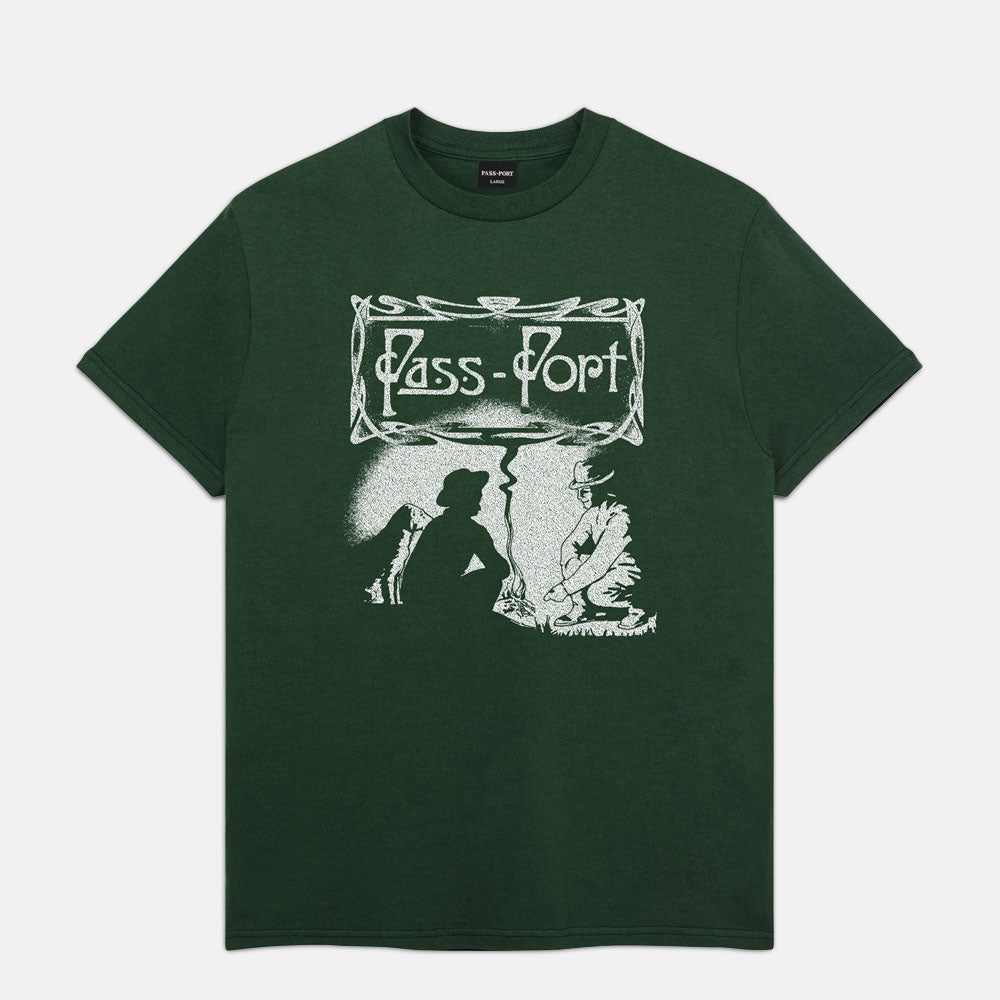 Pass Port Skateboards - Plume T-Shirt - Forest Green