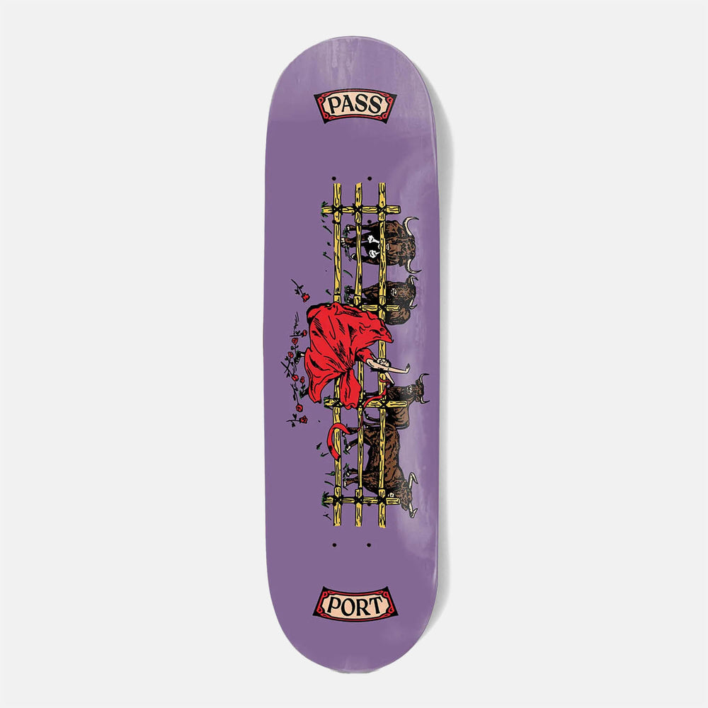 Pass Port Skateboards - 8.25" 'Red Flag' You're Making Me Nervous Skateboard Deck