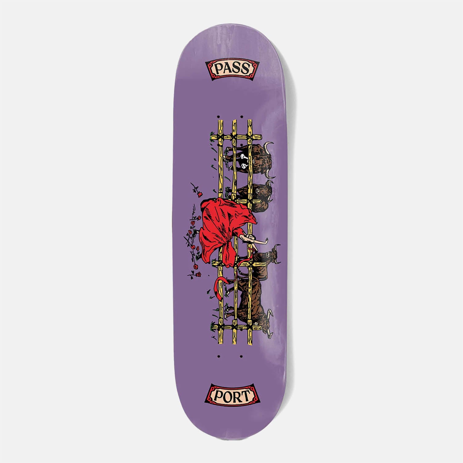 Pass Port Skateboards - 8.25" 'Red Flag' You're Making Me Nervous Skateboard Deck