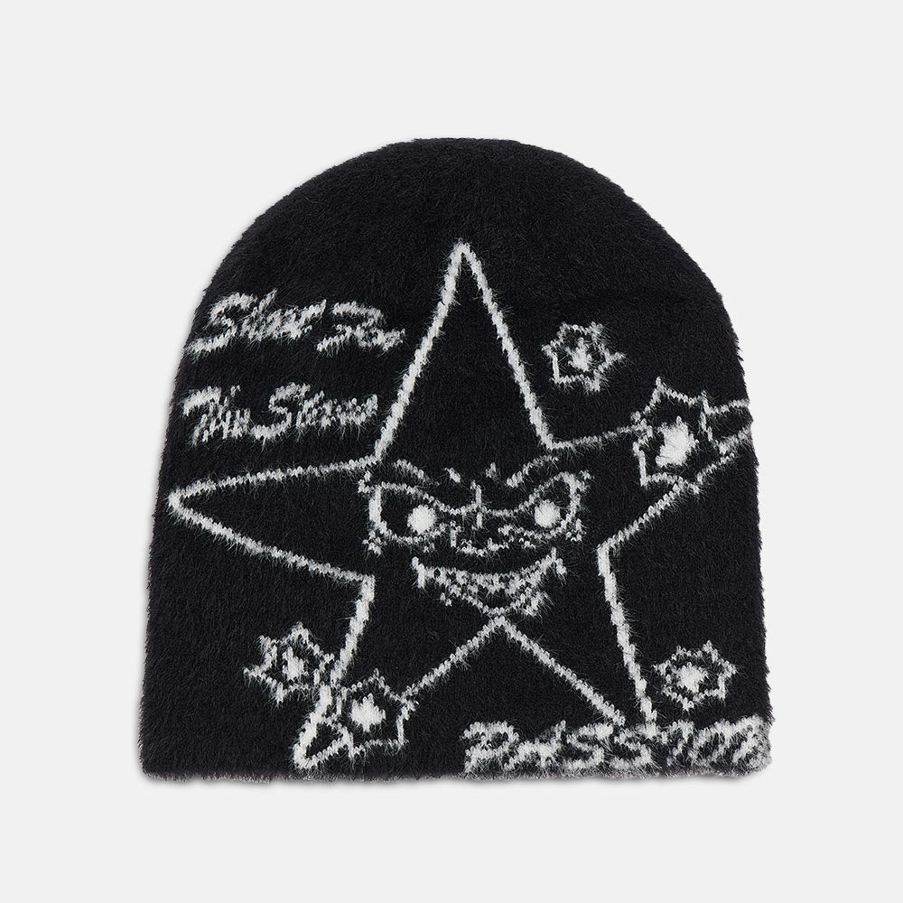 Passion - Target Practice Fohair Beanie - Black