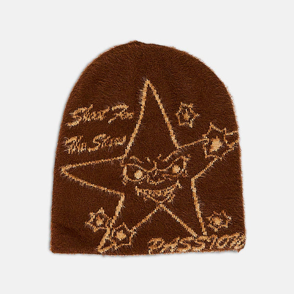 Passion - Target Practice Fohair Beanie - Brown