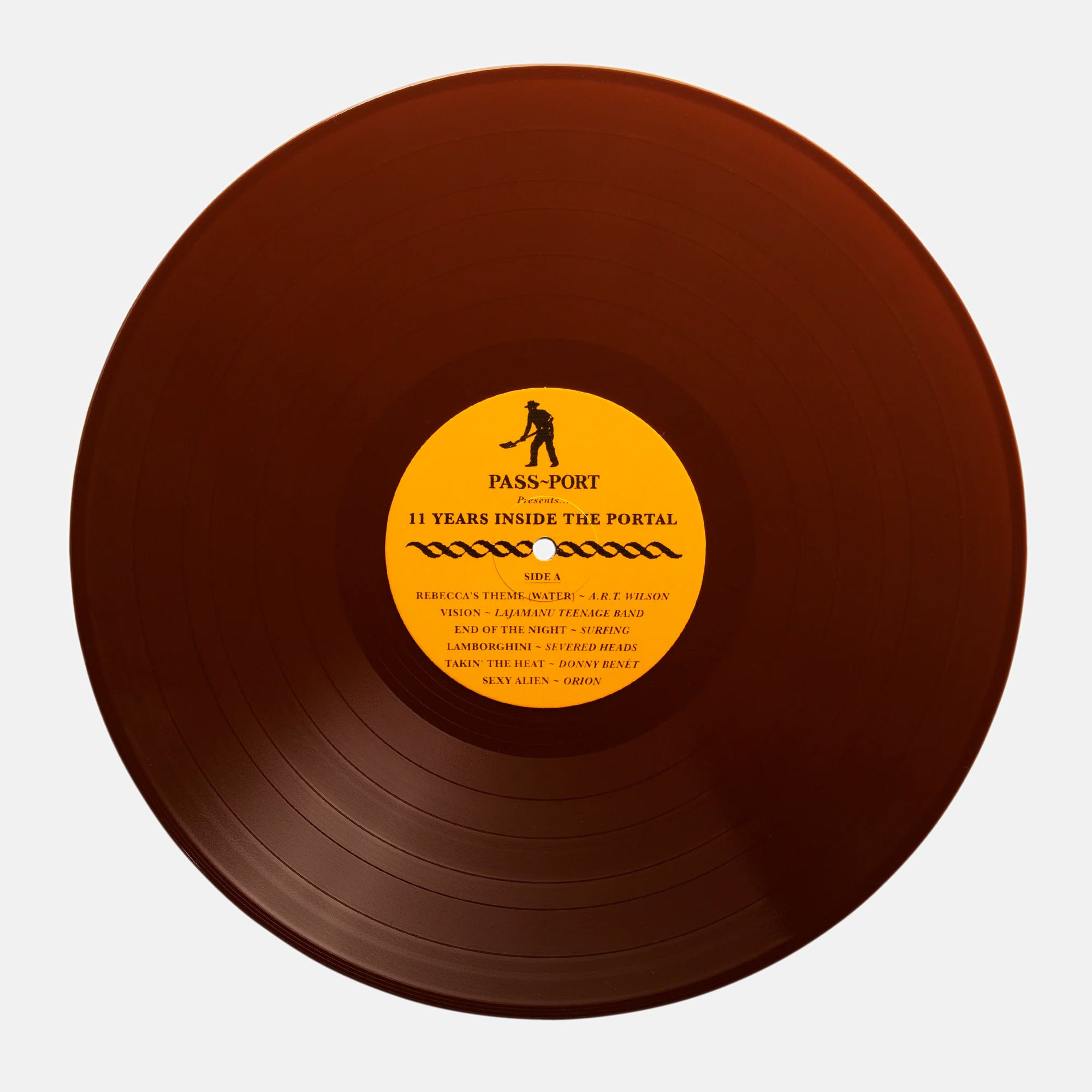Pass Port Skateboards - 11 Year Vinyl Record - Gold / Black