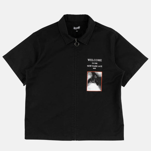 Welcome Skateboards - Dark Age Patches Work Shirt - Black