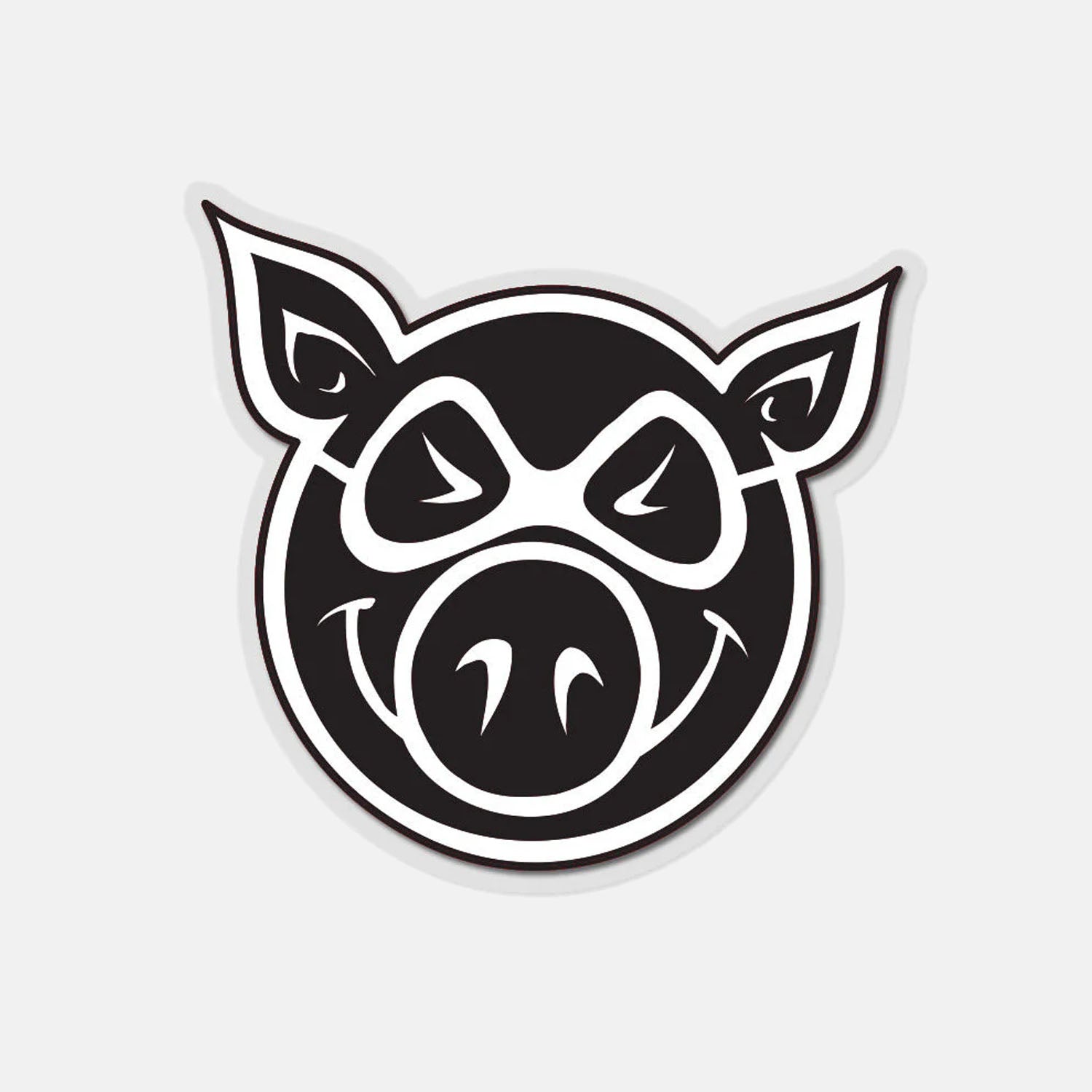Pig Wheels - 5.5" Pig Head Sticker