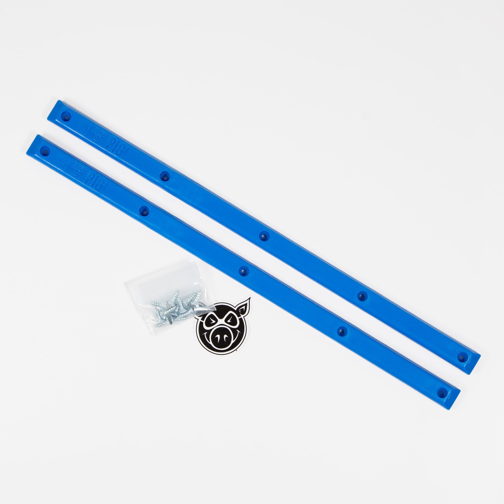 thumbnail image 2 of Vision Psycho Brand 14.5" Skateboard Rails – Blue, Classic Protection 2 of 6