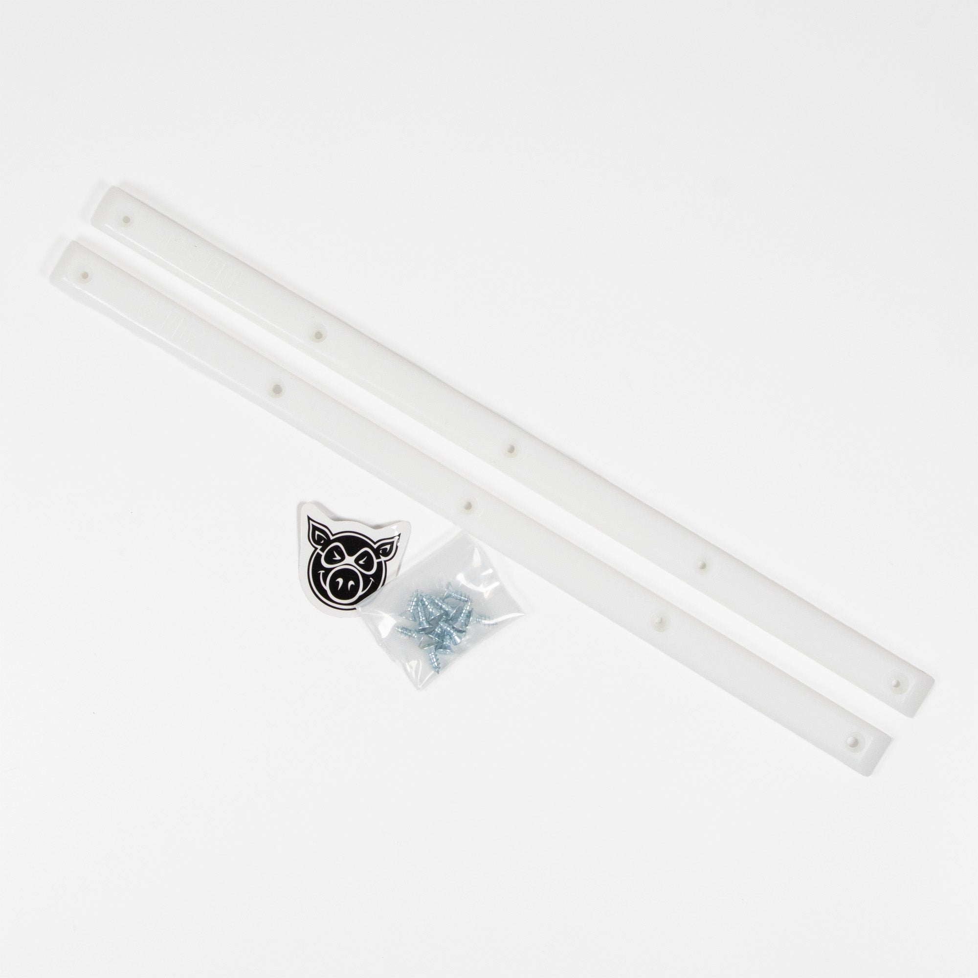 Pig Wheels - Pig Skateboard Rails - White