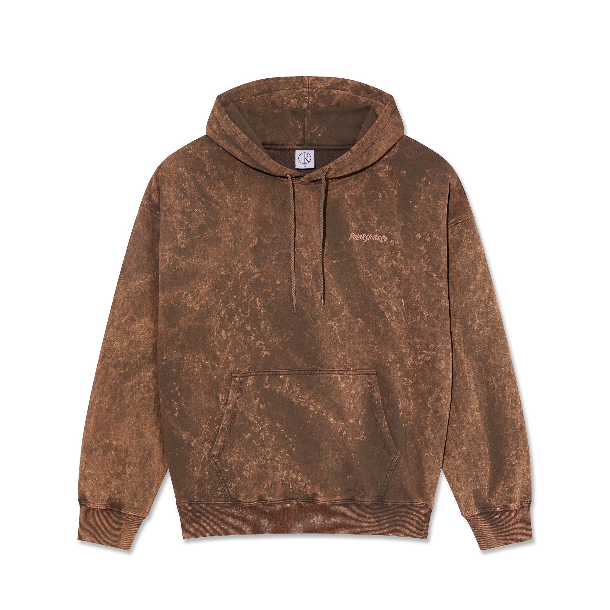 Polar Skate Co. - Frank Acid Surf Logo Pullover Hooded Sweatshirt - Brown