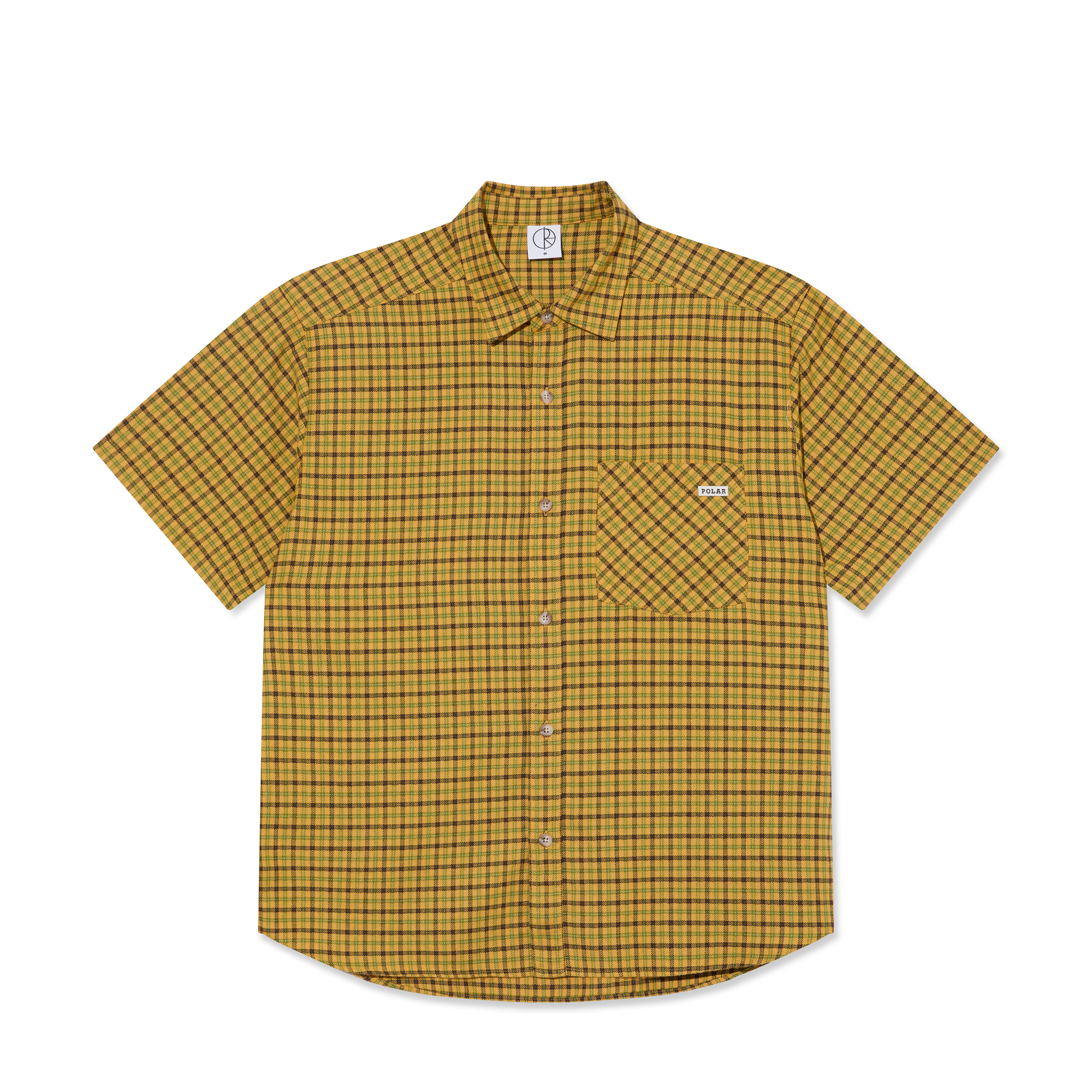 Polar Skate Co. - Mitchell Short Sleeve Shirt - Yellow