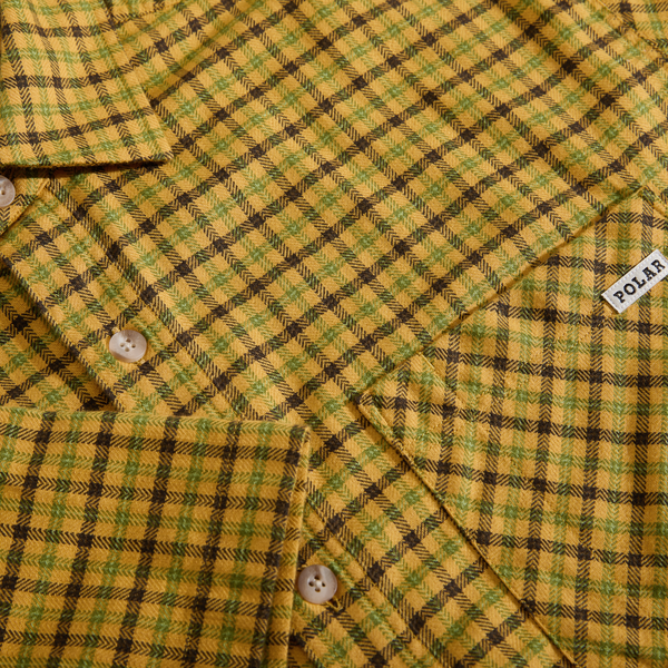 Polar Skate Co. - Mitchell Short Sleeve Shirt - Yellow