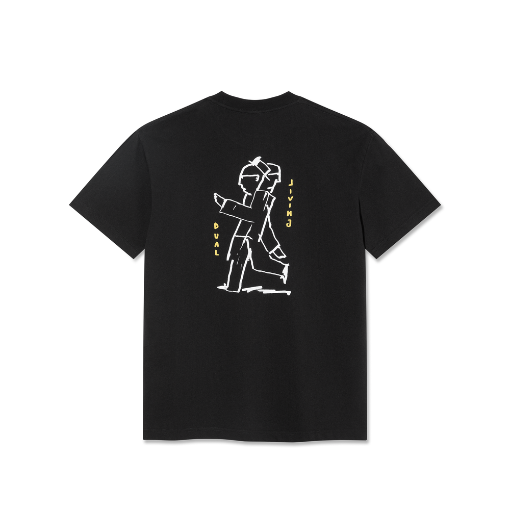 Polar Skate Co. - Dual Living T-Shirt - Black