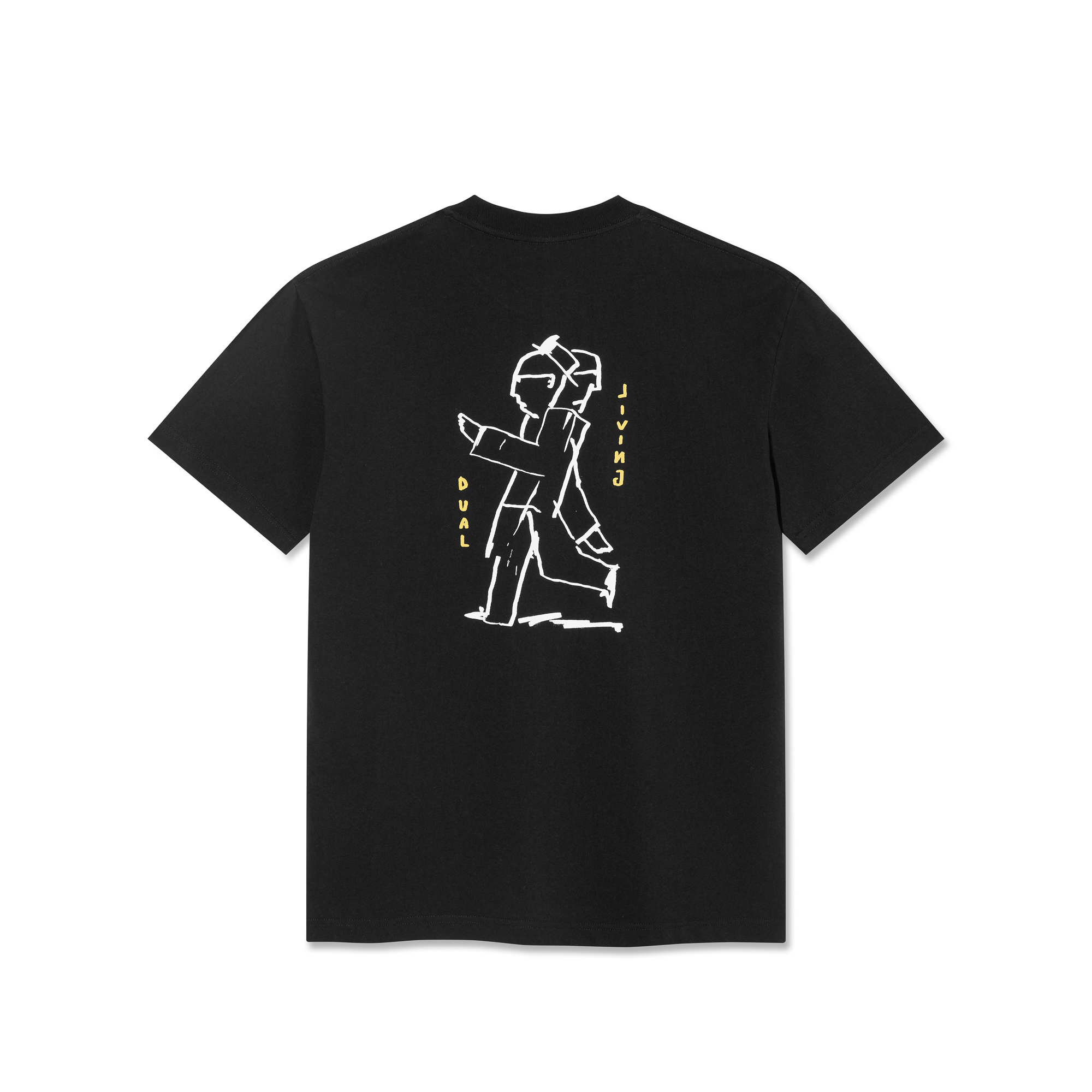 Polar Skate Co. - Dual Living T-Shirt - Black