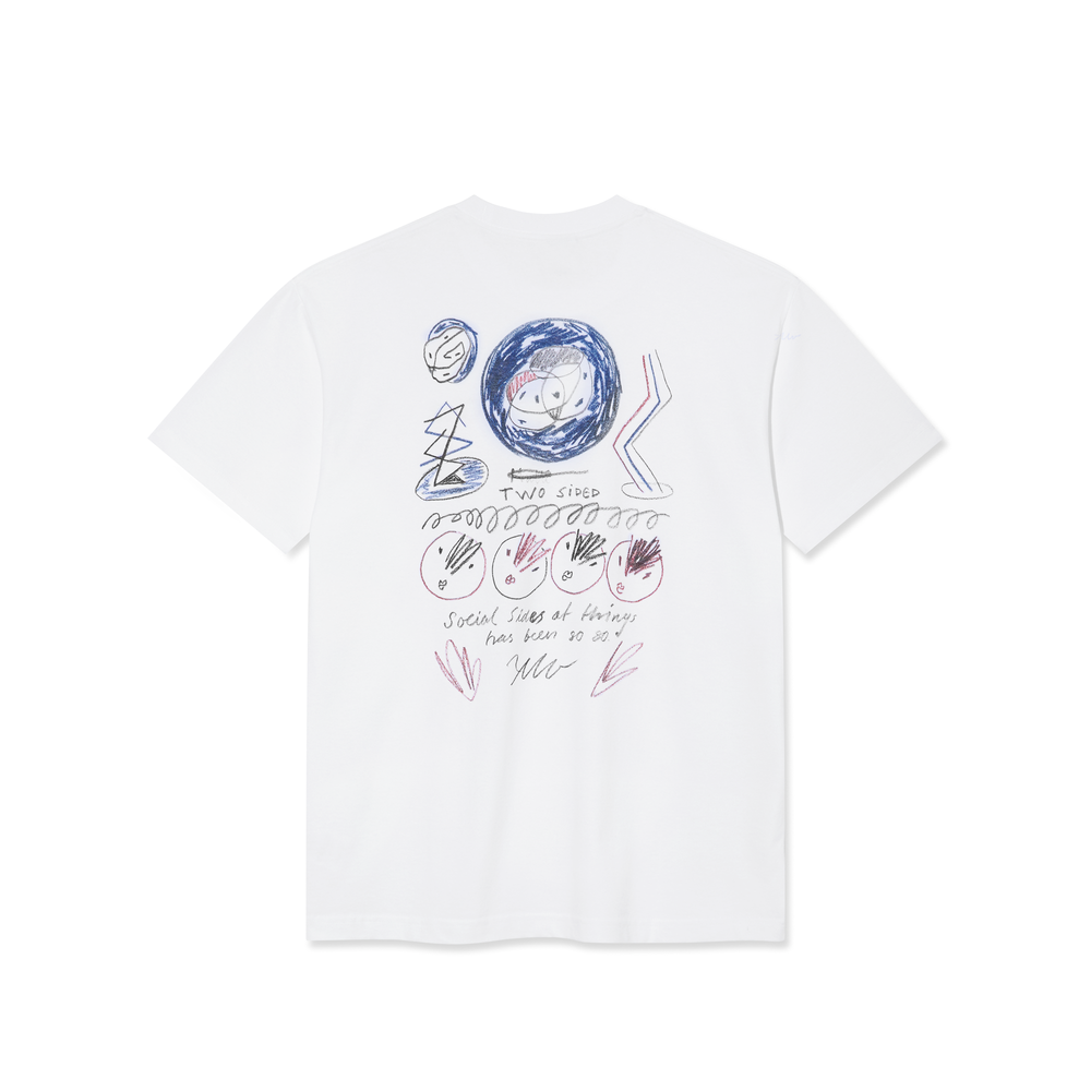 Polar Skate Co. - Social Side T-Shirt - White